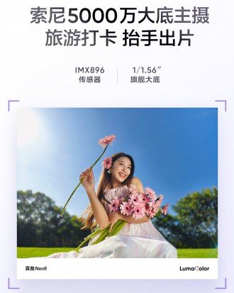 Realme Neo8's camera specs revealed, price leaks 