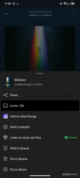 Spotify update puts lyrics right in your Now Playing screen 