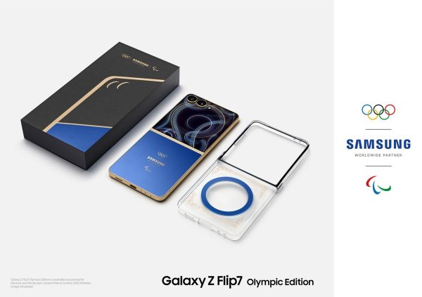 Samsung unveils the Galaxy Z Flip7 Olympic Edition 