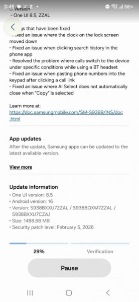 Fourth One UI 8.5 beta is now out with a bunch of fixes 
