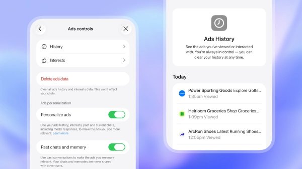 ChatGPT to show ads for free and Go users in the US 
