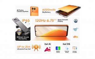 Tough itel City 200 unveiled with 50MP camera and Unisoc T7250 chipset 